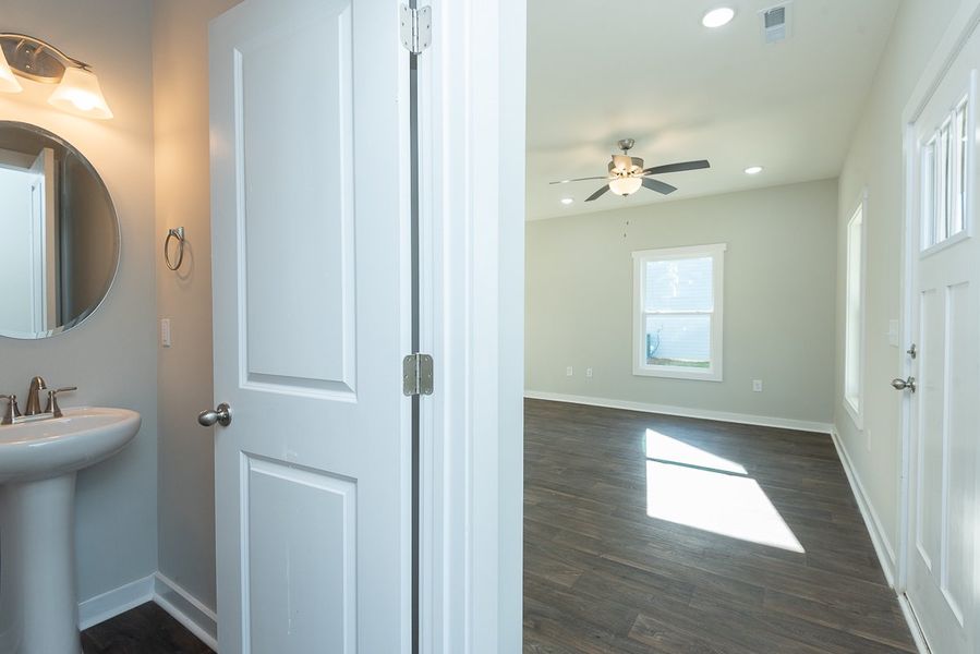 Representative furnished interior of a home built from the Marshall by Foundation Home Builders LLC in Pinnix Loop, Burlington (Image 4).