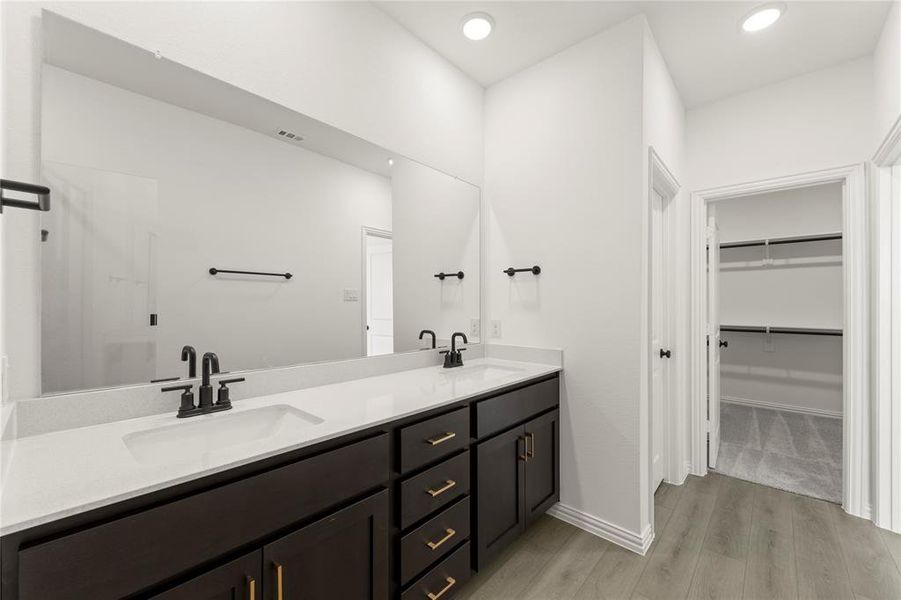 Furnished interior view inside a new home in Collin Creek, Plano (Image 11).