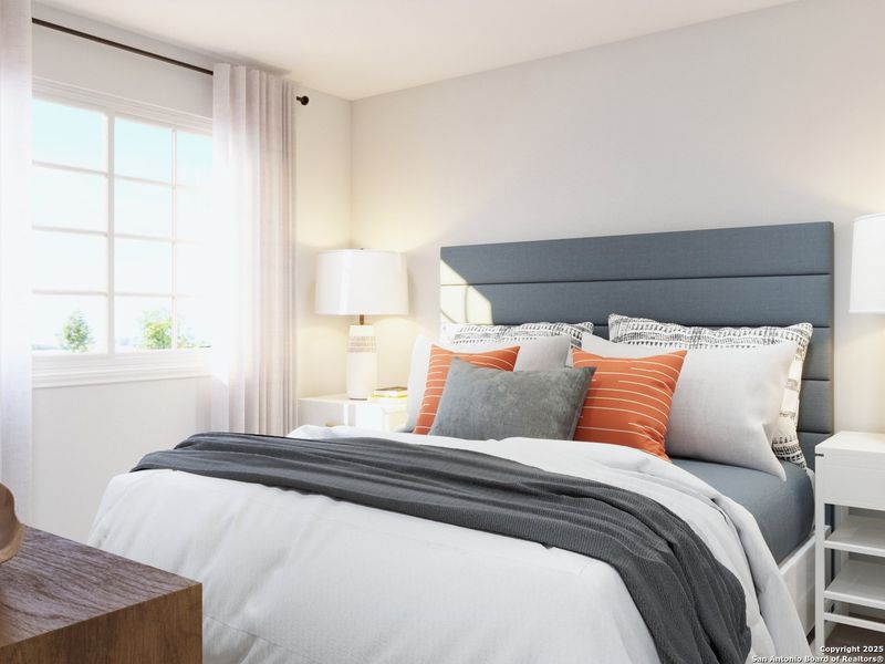 Furnished interior view inside a new home in Abbott Place, St. Hedwig (Image 26).