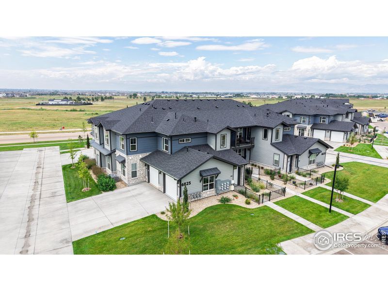 Front exterior of a new home in Wilder at Timnath Ranch, Timnath, CO, highlighting curb appeal (Image 22).
