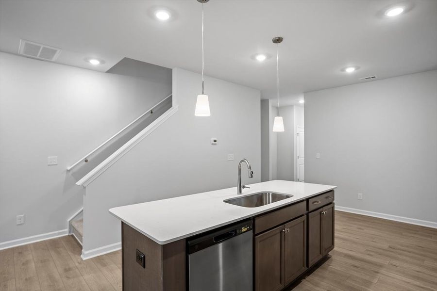 Furnished interior view inside a new home in Renaissance at White Oak, Garner (Image 9).