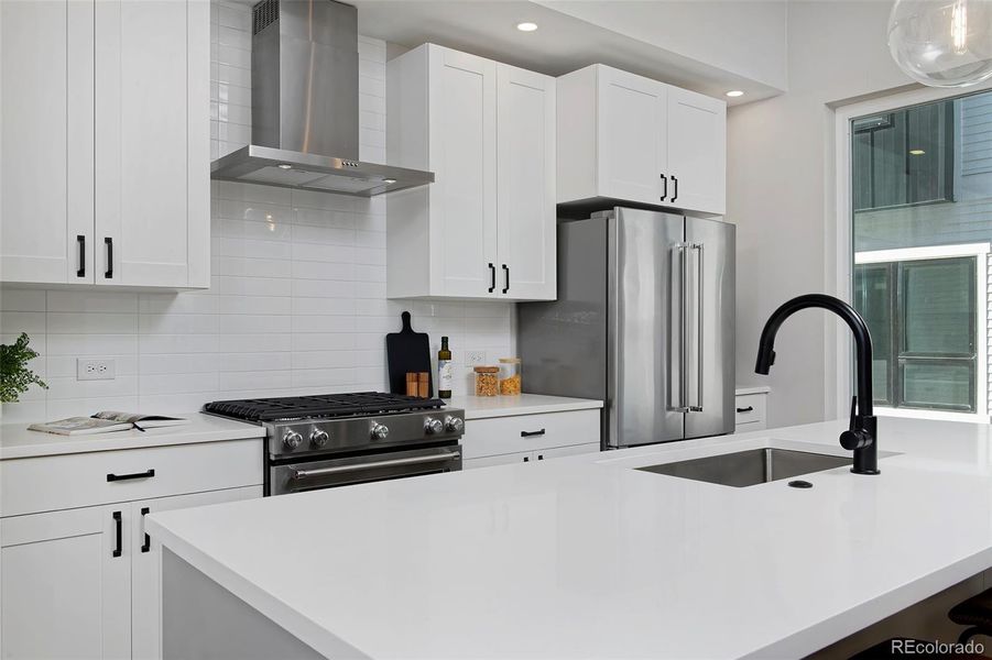 Close-up of interior finishes inside a home in , Denver (Image 21).