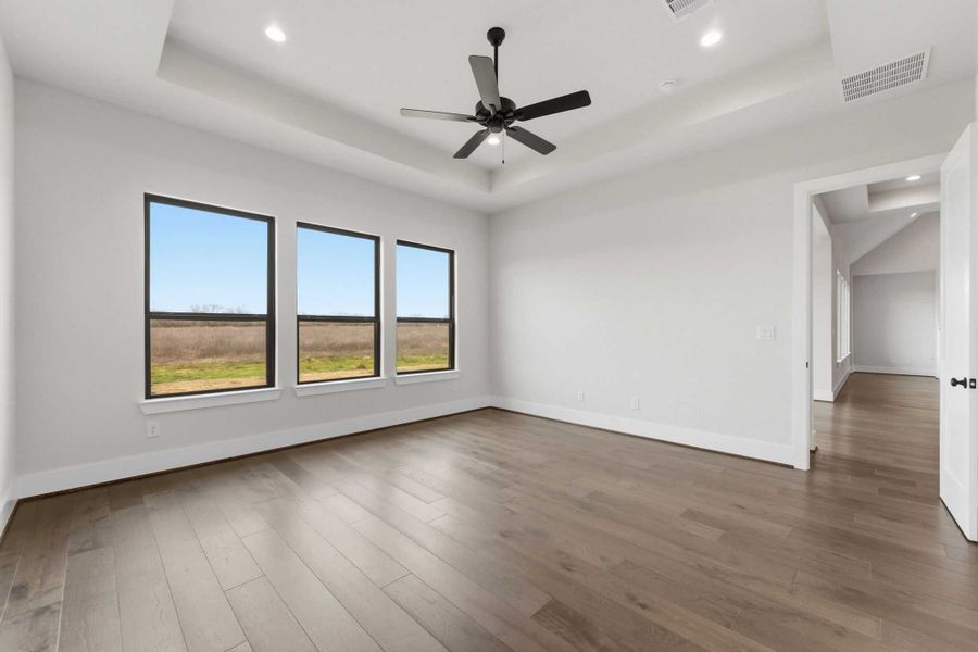 Spacious, unfurnished interior of a new home in The Manors, New Waverly (Image 34). Spacious, unfurnished interior of a new home in The Manors, New Waverly (Image 34).