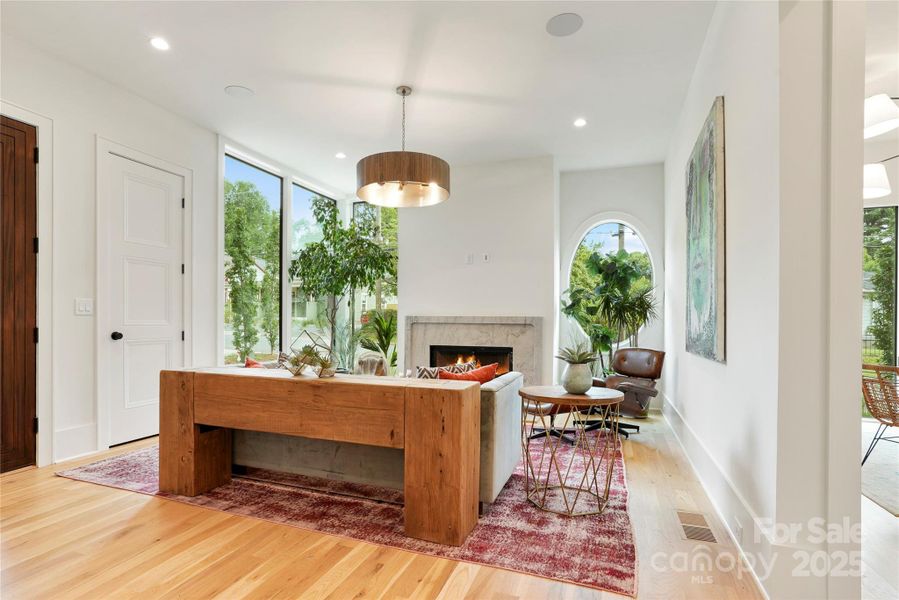 Furnished interior view inside a new home in , Charlotte (Image 26).