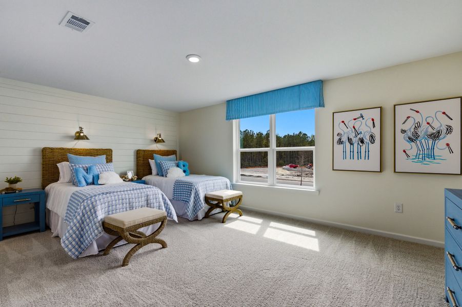 Representative furnished interior of a home built from the Leyland by Beazer Homes in Marshfield, Longs (Image 16).