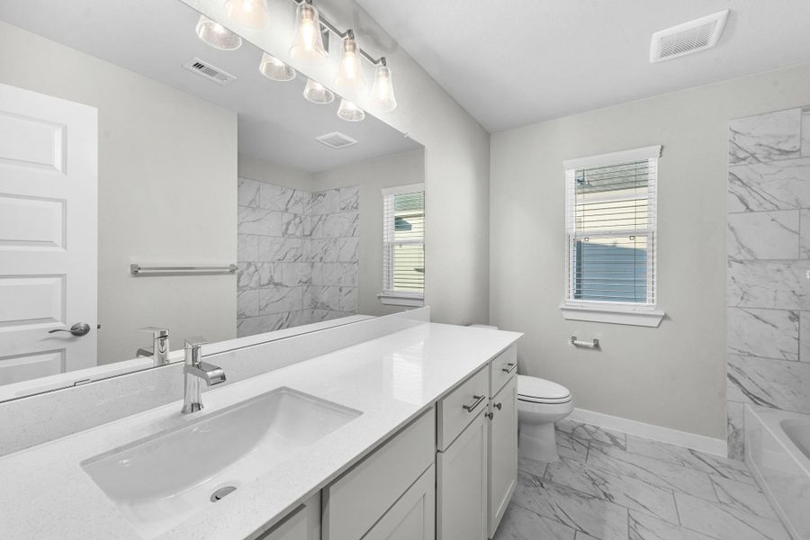 Furnished interior view inside a new home in Briarwood Crossing, Rosenberg (Image 14).