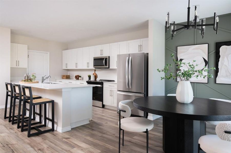 Furnished interior view inside a new home in Two Rivers, Zephyrhills (Image 2).