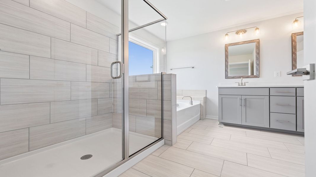 Furnished interior view inside a new home in Adams Glen, Greenville (Image 13).