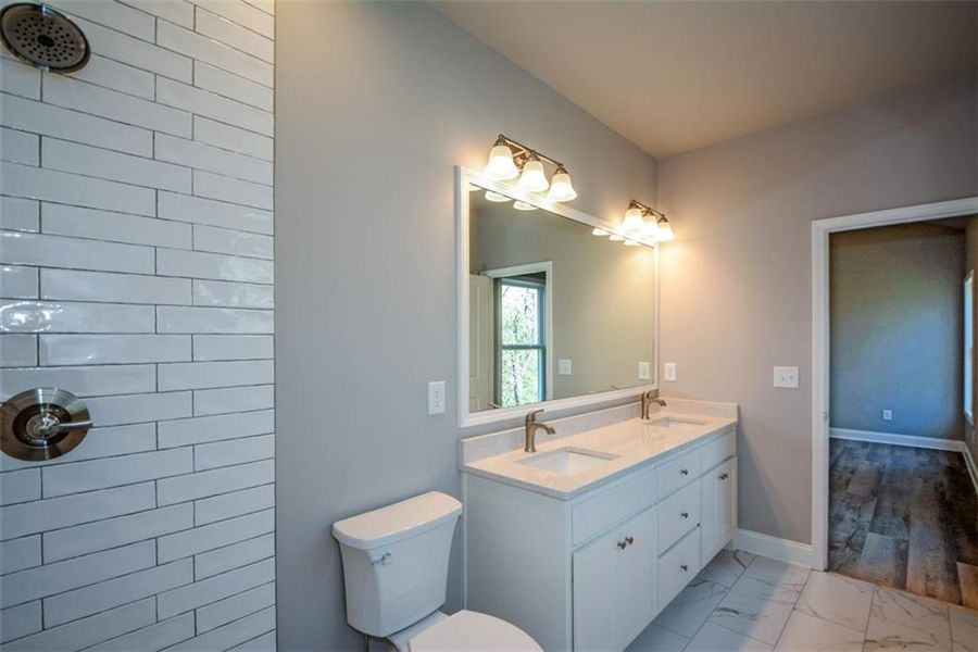 Furnished interior view inside a new home in , Winder (Image 17).