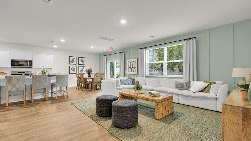 Furnished interior view inside a new home in Carolina Groves, Moncks Corner (Image 11).