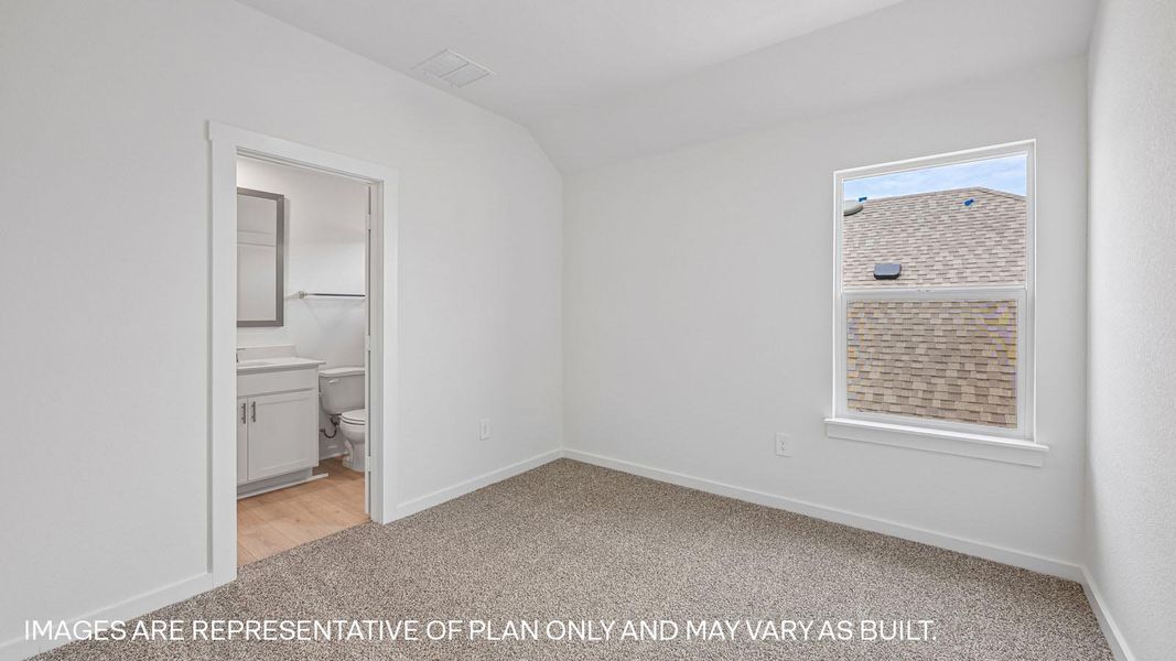 Representative unfurnished interior of a home built from the The Keller by D.R. Horton in The Enclave at Bar W Ranch, Leander (Image 27).