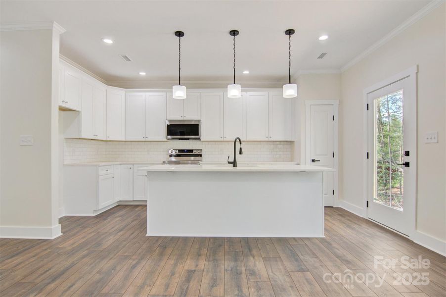 Furnished interior view inside a new home in , Hickory (Image 12).