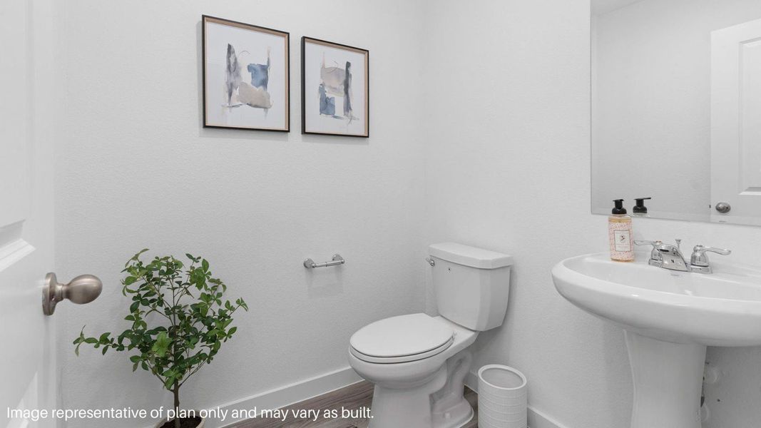 Furnished interior view inside a new home in Caldwell Crossing, Iowa Colony (Image 5).