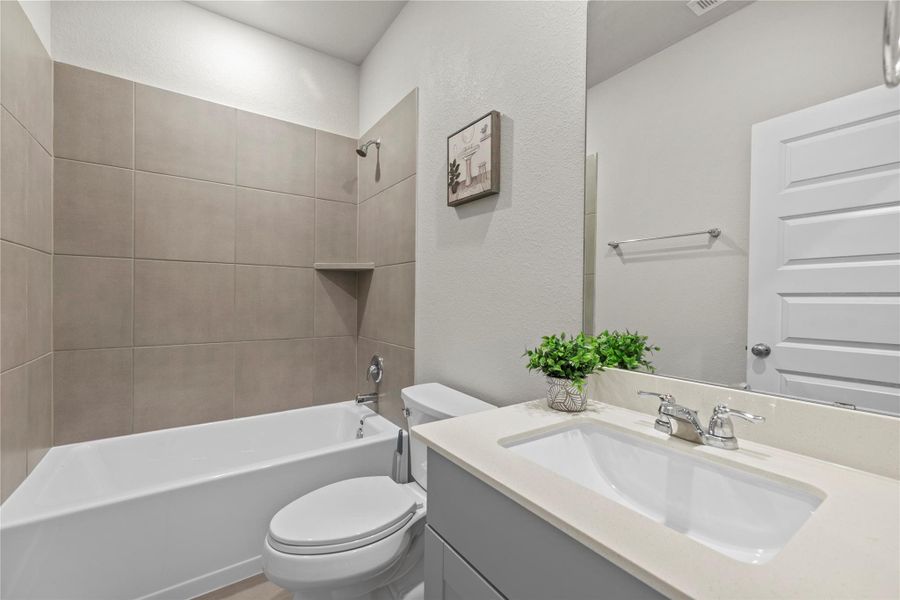 Furnished interior view inside a new home in Wall Street Village, Richmond (Image 6).