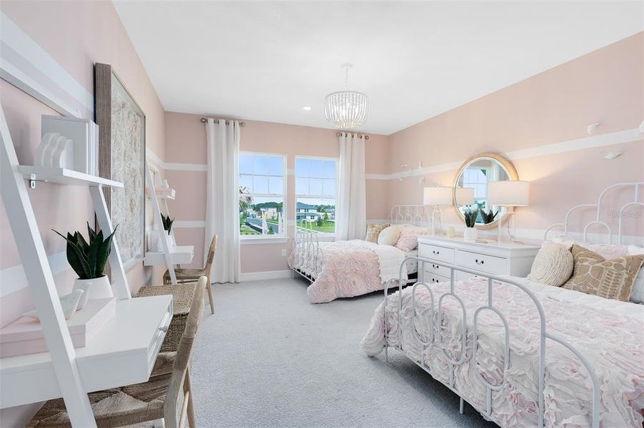 Furnished interior view inside a new home in Winter Grove, Winter Garden (Image 22).