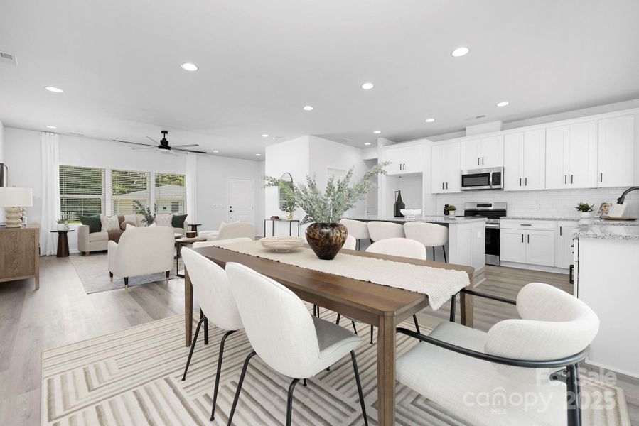 Furnished interior view inside a new home in , Salisbury (Image 11).