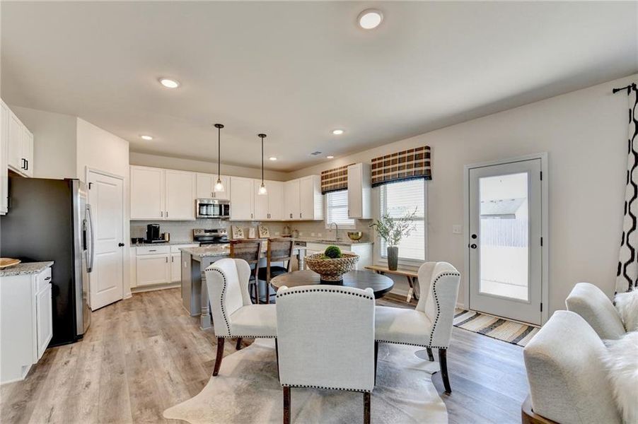 Furnished interior view inside a new home in , Auburn (Image 41).