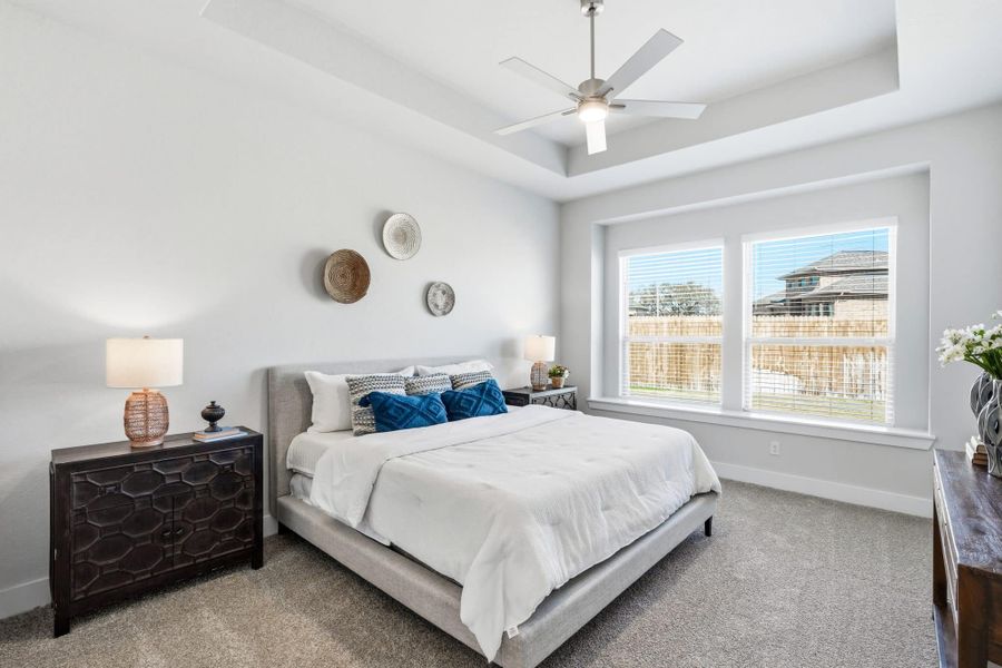 Furnished interior view inside a new home in Alsatian Oaks, Castroville (Image 9).