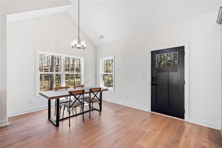 Furnished interior view inside a new home in , Talking Rock (Image 5).
