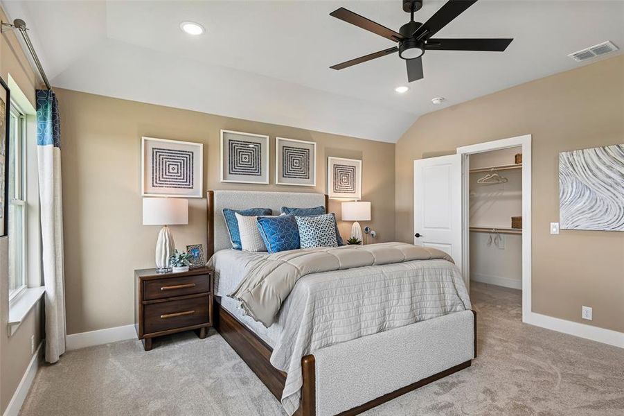 Furnished interior view inside a new home in Sunrise at Garden Valley, Waxahachie (Image 13).
