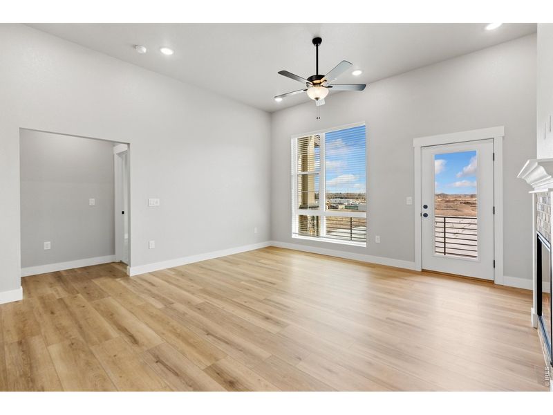 Spacious, unfurnished interior of a new home in Northfield at Old Town - Vista Collection, Fort Collins (Image 16).