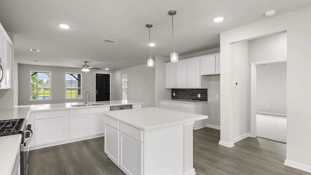 Furnished interior view inside a new home in Waterscape, Royse City (Image 9).