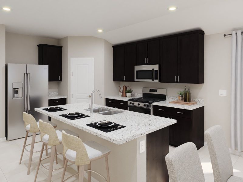 The Allen kitchen. The Allen kitchen.