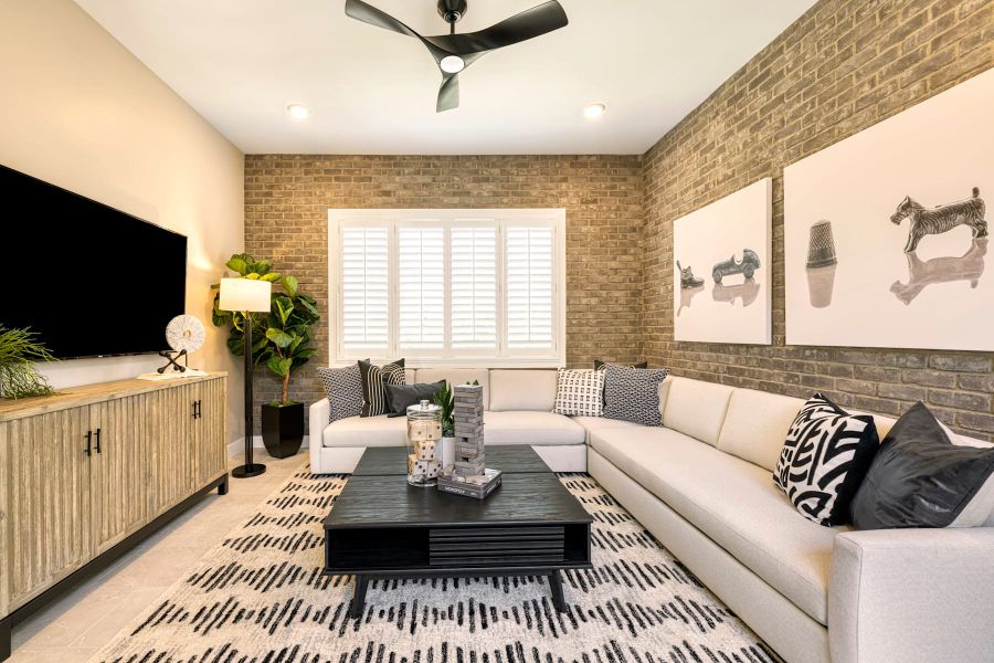 Representative furnished interior of a home built from the Cholla Plan 5541 by Tri Pointe Homes in Whispering Hills, Laveen (Image 13). Representative furnished interior of a home built from the Cholla Plan 5541 by Tri Pointe Homes in Whispering Hills, Laveen (Image 13).