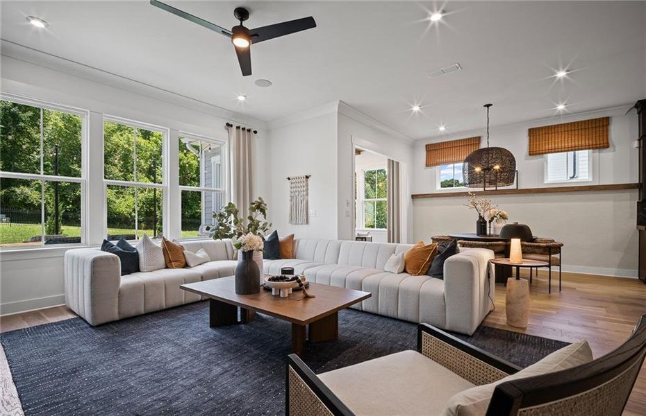 Furnished interior view inside a new home in , Cumming (Image 34).