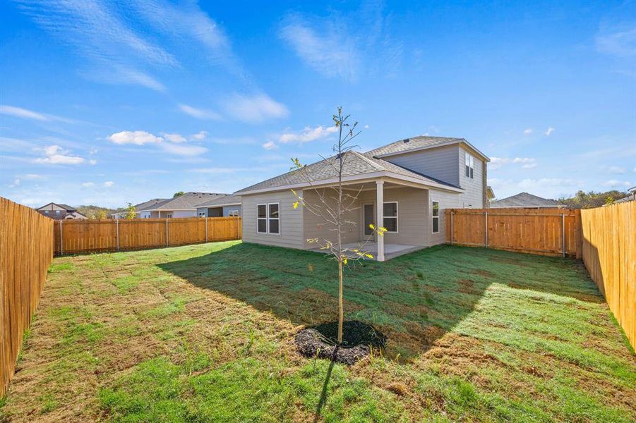 Exterior details and patio area of a home in MiraVerde, Crowley (Image 3).