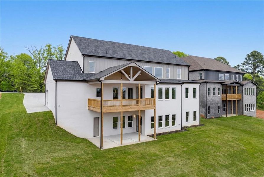 Exterior details and patio area of a home in , Buford (Image 24).