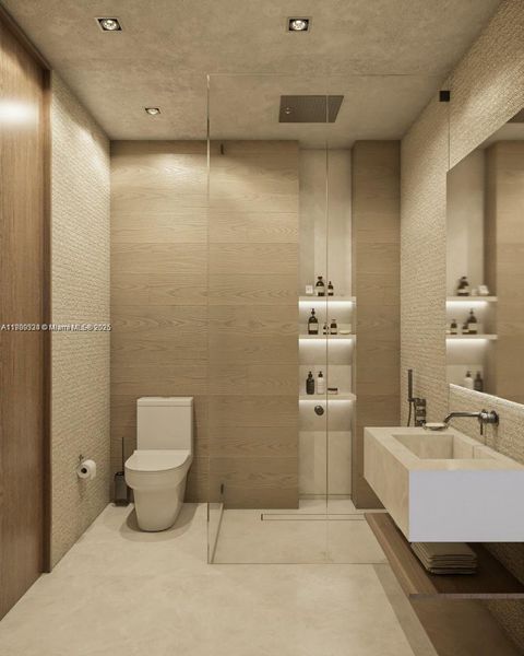 Furnished interior view inside a new home in , Key Biscayne (Image 5). Furnished interior view inside a new home in , Key Biscayne (Image 5).