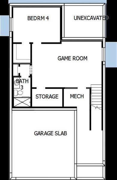 2D floor plan layout of this home in Trailside at Cottonwood Creek, Colorado Springs, CO (Image 6). 2D floor plan layout of this home in Trailside at Cottonwood Creek, Colorado Springs, CO (Image 6).