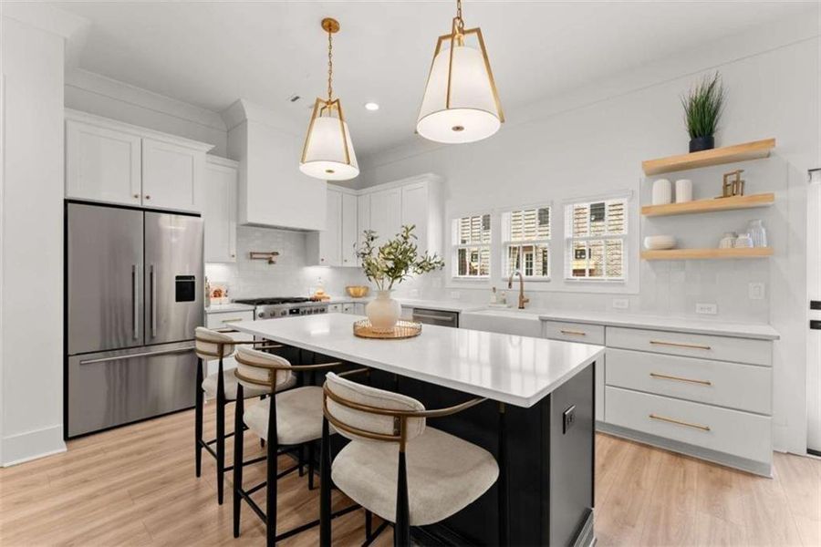 Furnished interior view inside a new home in , Sugar Hill (Image 39).