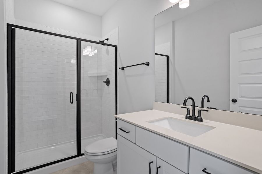 Furnished interior view inside a new home in Sweetbrier, Durham (Image 12).
