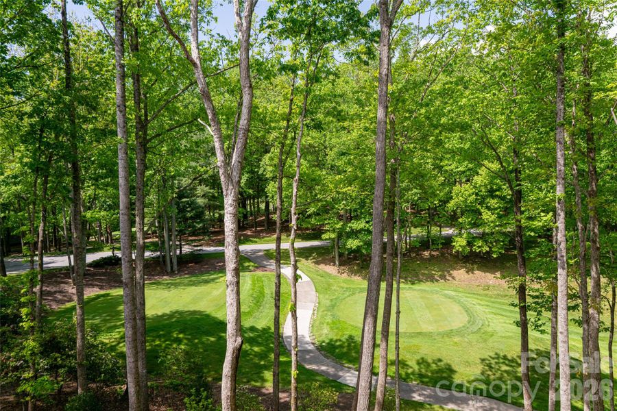Views overlooking the 7th tee