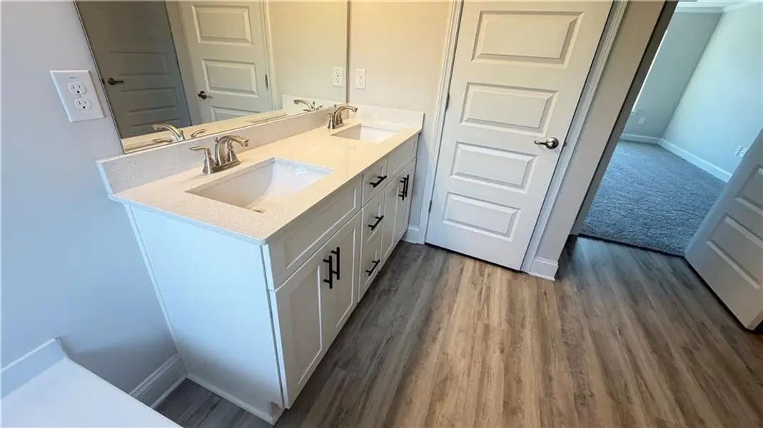 Furnished interior view inside a new home in Habersham Meadows, Demorest (Image 8).