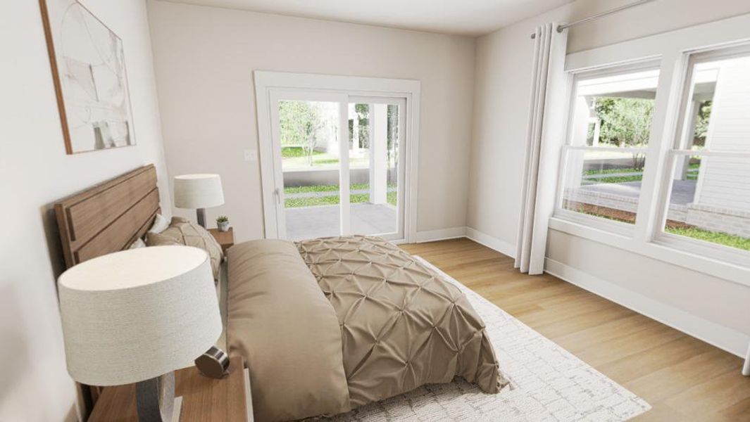 Furnished interior view inside a new home in Allen Park, Raleigh (Image 6).