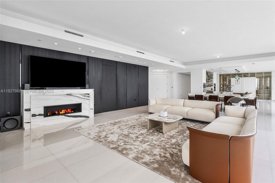 Furnished interior view inside a new home in , Sunny Isles Beach (Image 35). Furnished interior view inside a new home in , Sunny Isles Beach (Image 35).