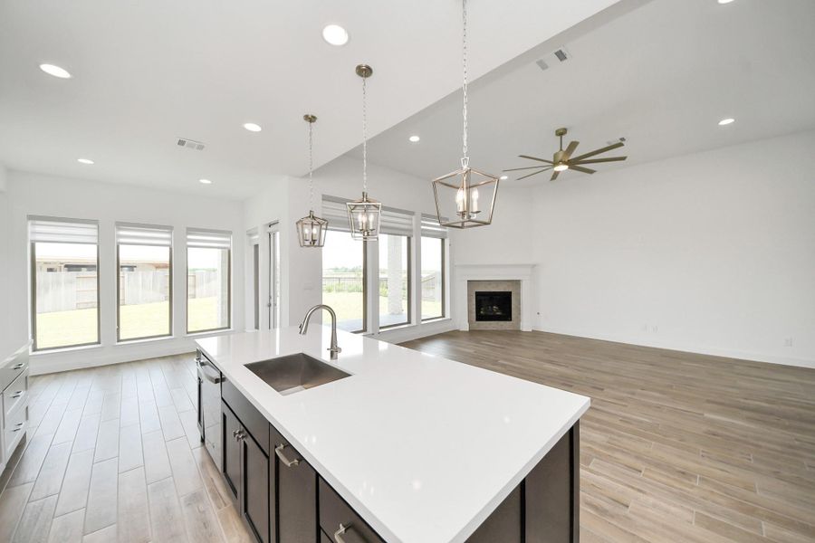 Furnished interior view inside a new home in Valencia, Manvel (Image 12). Furnished interior view inside a new home in Valencia, Manvel (Image 12).