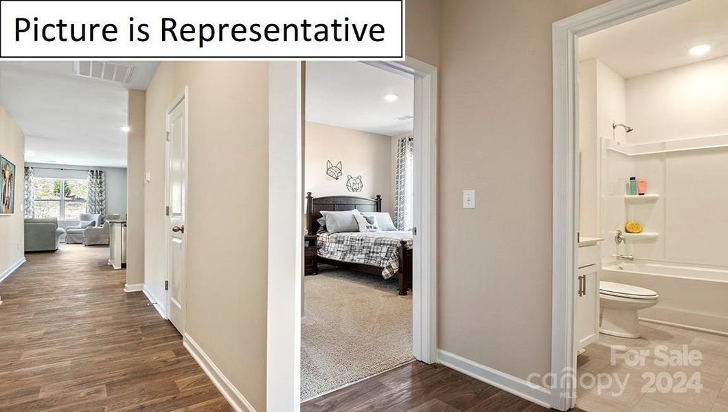 Guest bedroom and bathroom