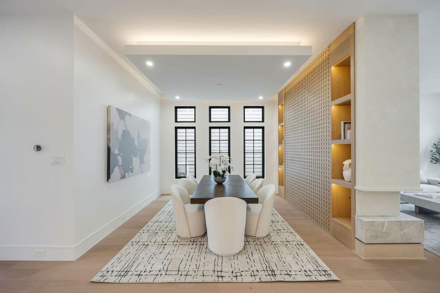 Furnished interior view inside a new home in , Houston (Image 41).