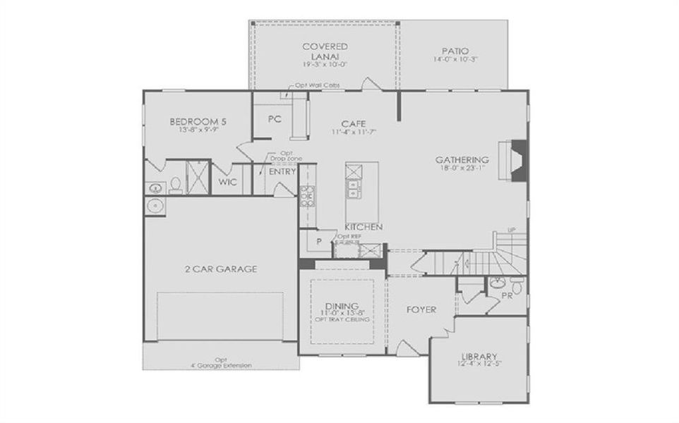 2D floor plan layout of this home in Silverwood, Cumming, GA (Image 4). 2D floor plan layout of this home in Silverwood, Cumming, GA (Image 4).