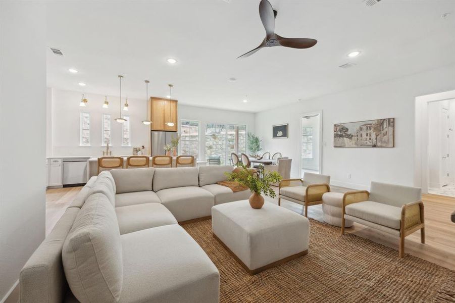 Furnished interior view inside a new home in , Rockwall (Image 3). Furnished interior view inside a new home in , Rockwall (Image 3).