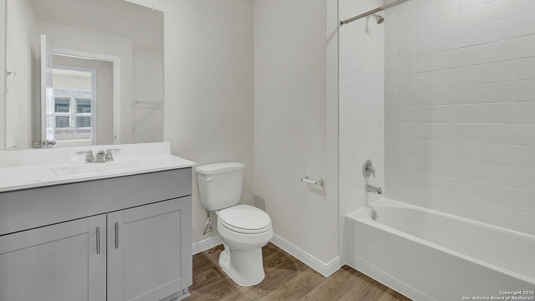 Furnished interior view inside a new home in Whisper South, San Marcos (Image 6).