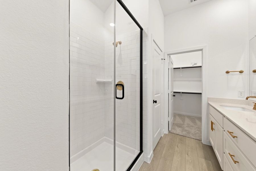 Primary Bathroom featuring the Serene Collection Primary Bathroom featuring the Serene Collection