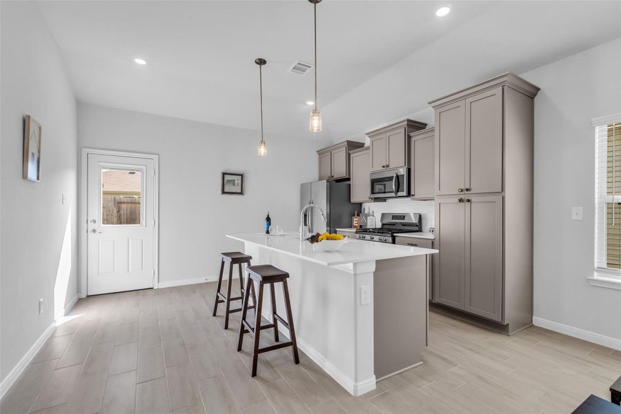 Furnished interior view inside a new home in , Magnolia (Image 14). Furnished interior view inside a new home in , Magnolia (Image 14).