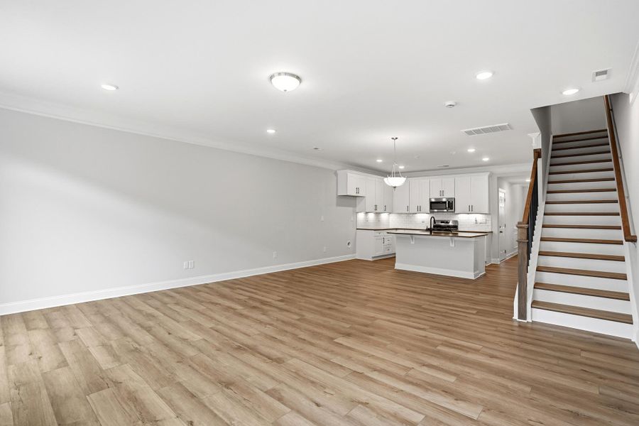 Spacious, unfurnished interior of a new home in Harrisburg Village Townhomes, Harrisburg (Image 28).