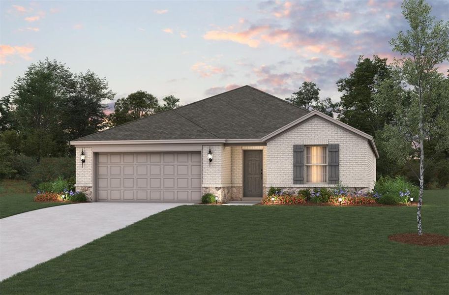 Beazer Homes Chalk Hill Teton Floorplan.