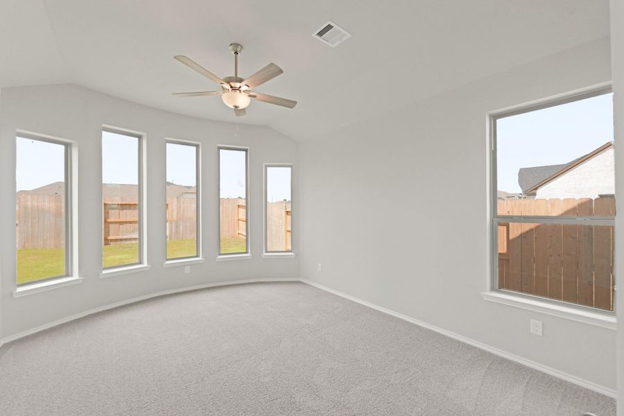 Spacious, unfurnished interior of a new home in The Trails, New Caney (Image 24). Spacious, unfurnished interior of a new home in The Trails, New Caney (Image 24).